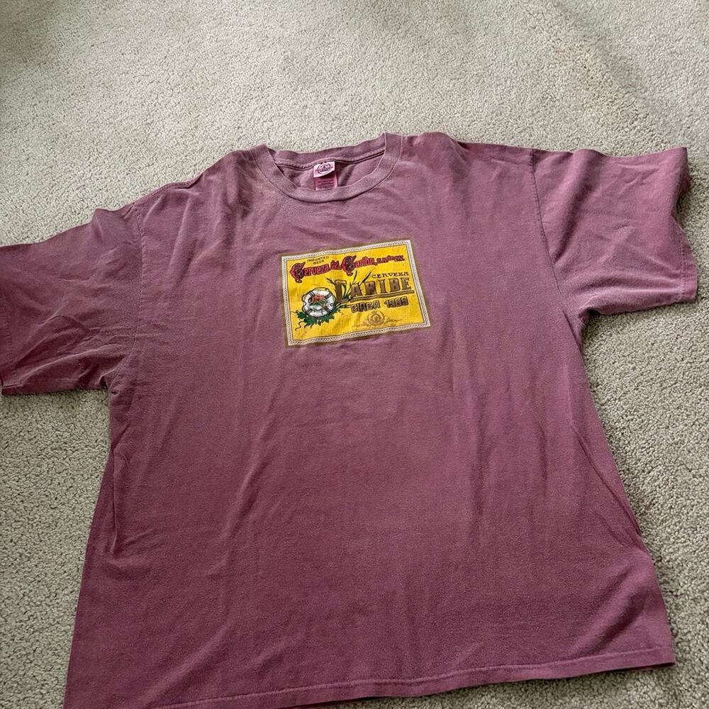 Men’s cerveza beer shirt